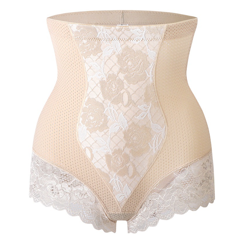 Verano delgada cintura alta corsé vientre pantalones posparto corsé ropa interior cadera elevación cintura encaje adelgazamiento pantalones en stock venta al por mayor