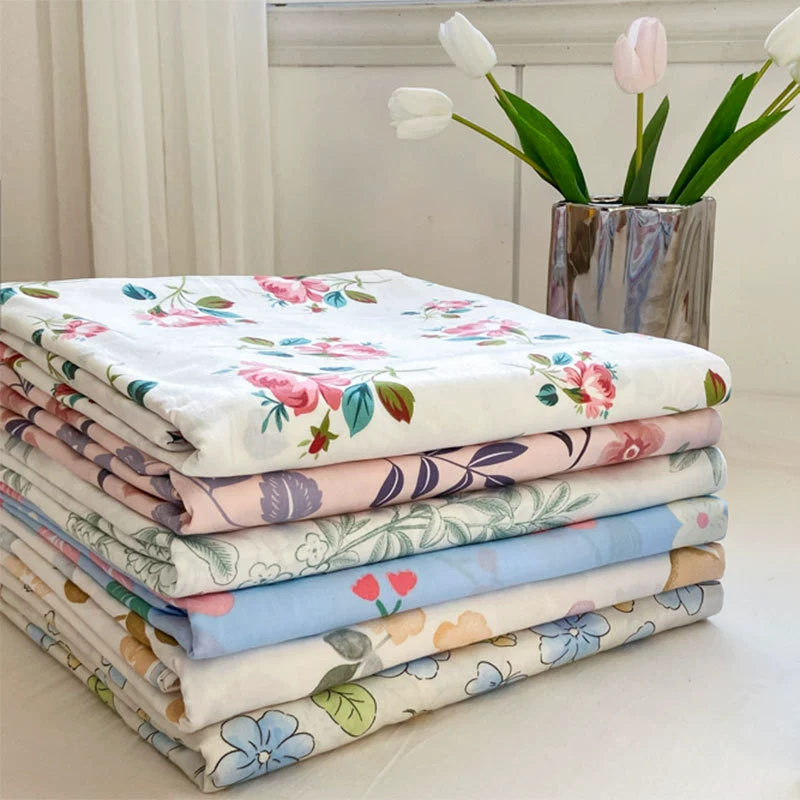 Оптовая продажа, однокомплектное пододеяльник с цветочным принтом, 150x200x230x180, для общежития, для одного студента, круглый год