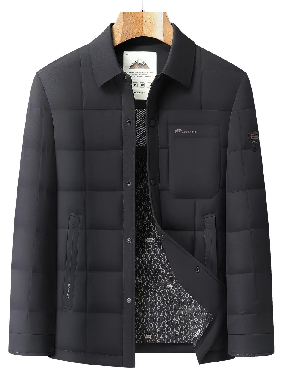 Winter warm down jacket for leisure
