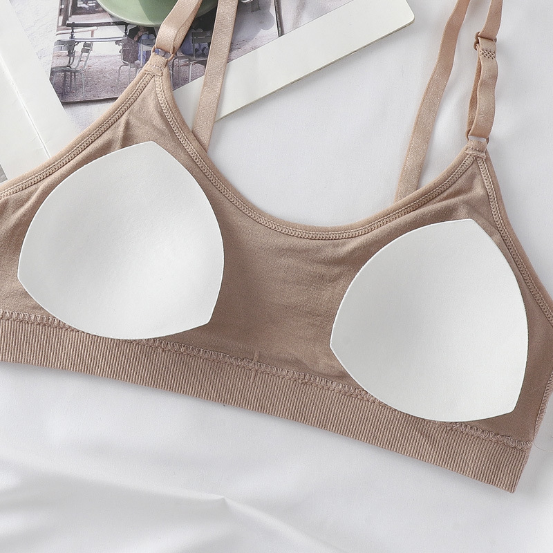 Sin costuras camisola interior chaleco envuelto pecho elástico correa de hombro ajustable inalámbrico sexy espalda sujetador transfronterizo image 6