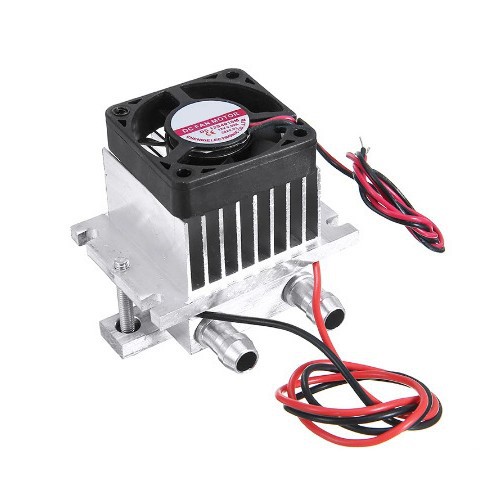 风扇冷却系统 TEC1-12706制冷片模块水冷却器小型DIY套件60W