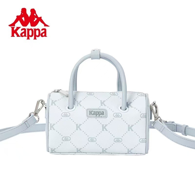 新しいカッパ Kappa 新しいレディース ミニ ポータブル ショルダー バッグ ファッション オールド フラワー ボストン バレル クロスボディ バッグ|undefined