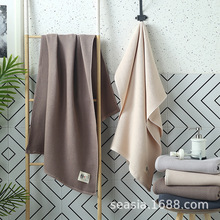 新亚浴巾纯棉蜂巢吸水速干毛巾成人纱布洗脸手巾洗澡大浴巾蜂窝巾