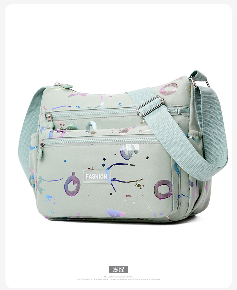 The 2024 new women's crossbody bag with a unique, high-end feel, large-capacity single-shoulder bag, and multi-functional mommy bag is trendy undefined