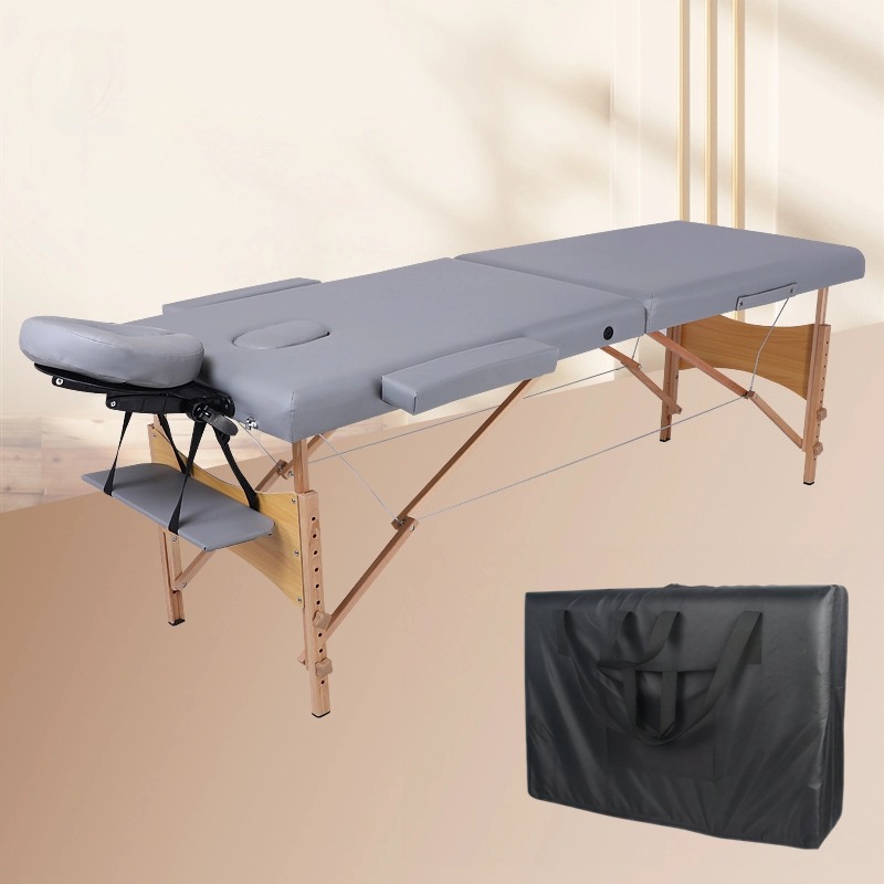 Gris (cama de masaje + reposabrazos ensanchados + reposabrazos + mochilas)