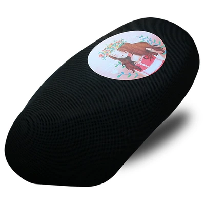 Electric car cushion, universal insulation mat battery car - mesh-garland-girl-small-size-black