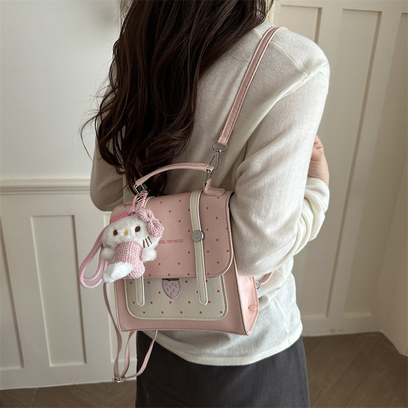 2026 verano nueva mochila de moda simple mochila de estilo universitario mochila de moda retro mochila de damas
