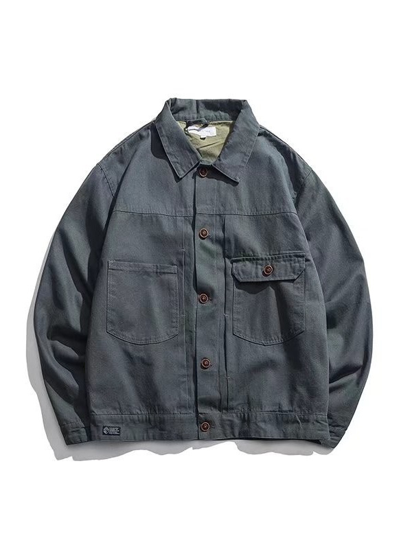 Chaqueta de moda Chaqueta de manga larga para hombres Versión coreana suelta y hermosa Chaqueta casual para estudiantes Primavera y otoño Nueva tendencia de hombres