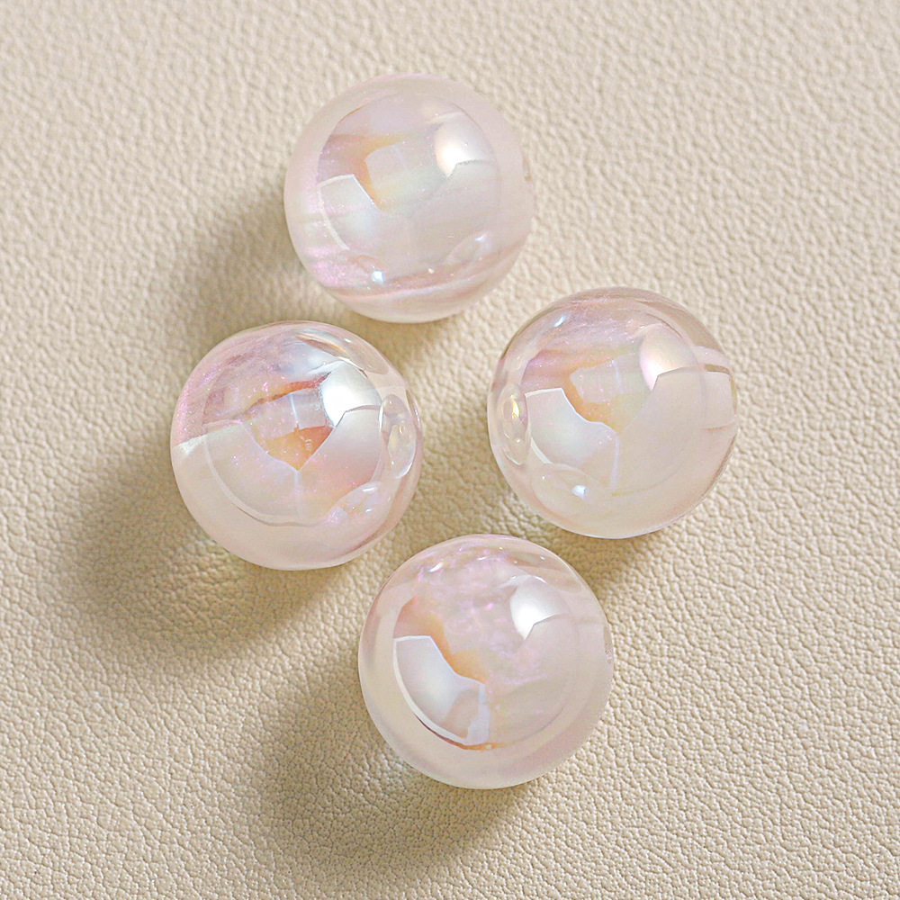 [20 - 30 paquetes] polvo interstellar pastel esferas de cuentas diy cadenas de llaveras de teléfonos móviles granel de cuentas