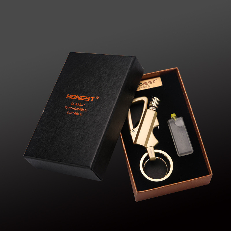 Baicheng BCK2-666 millones de fósforos encendedor de queroseno con llavero multifuncional al por mayor portátil impermeable al aire libre