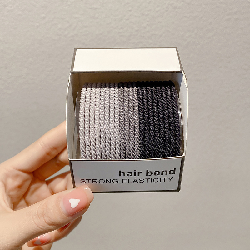 Banda de pelo grueso elástico de las mujeres cuerda de pelo lazo banda de goma del pelo