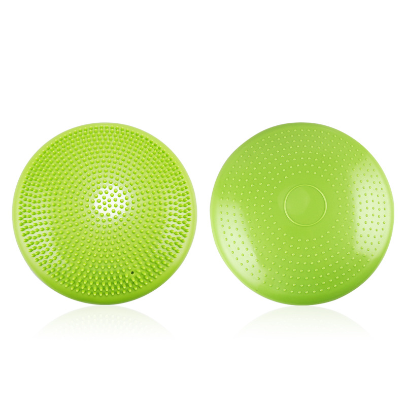 Estera de equilibrio de yoga cojín inflable de PVC engrosada a prueba de explosiones masaje de yoga cojín de entrenamiento de equilibrio en casa
