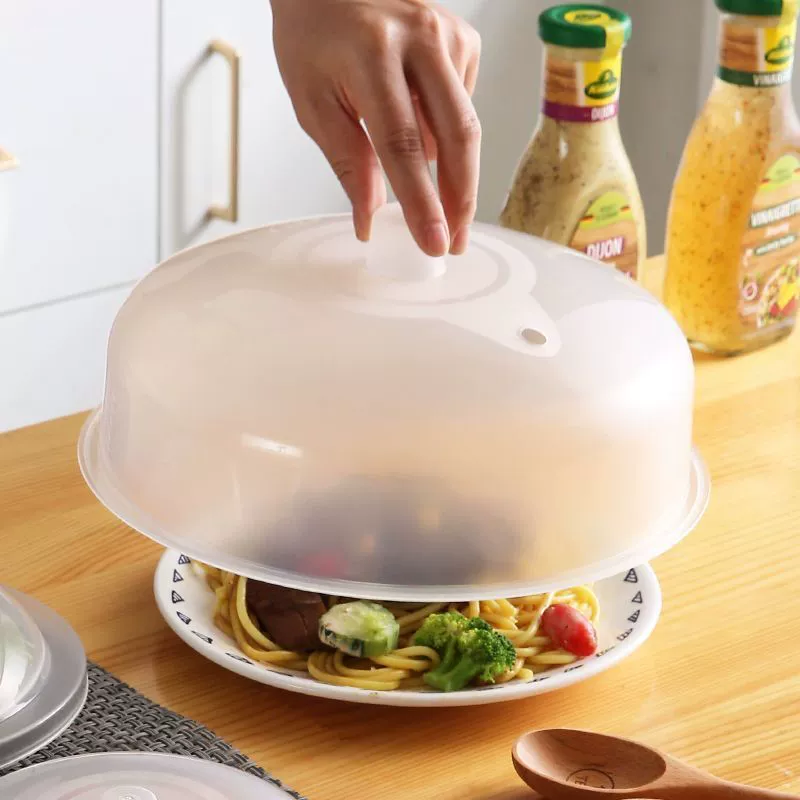 Пластиковая большая крышка Прозрачная Крышка для микроволновой печи Крышка чаши Специальная для нагрева Брызгозащищенная крышка Остаток Пылезащитная крышка чаши