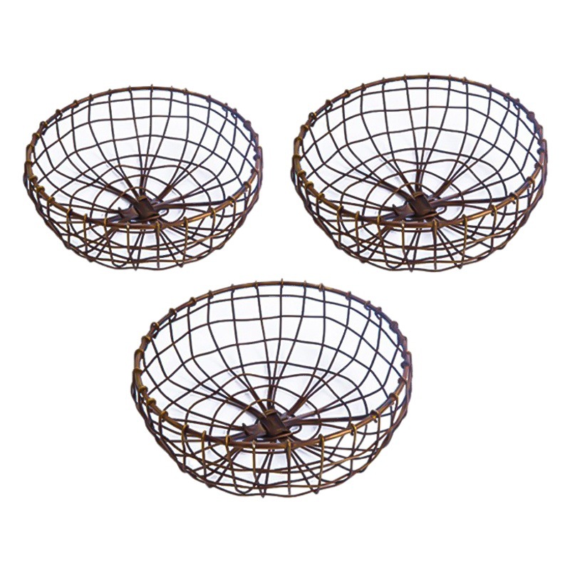 Cesta de almacenamiento tejida a mano retro de estilo japonés cesta de frutas cesta de almacenamiento de artículos diversos de escritorio para hornear cesta de pan cesta de aperitivos