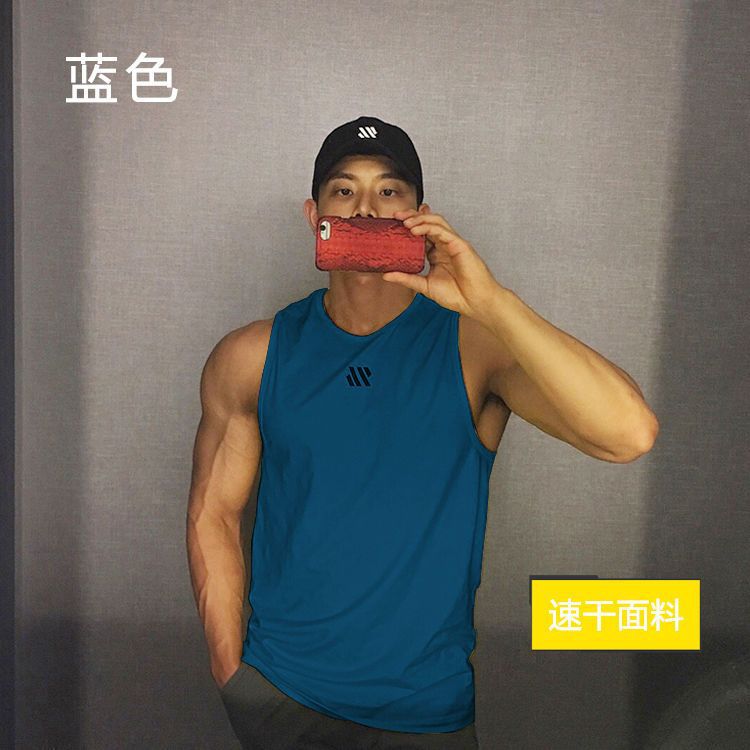 Socios de verano sin mangas chaleco de secado rápido hombre entrenamiento transpirable mostrando camisetas deportivas musculares comercio exterior al por mayor