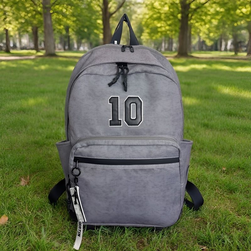 Mochila Escolar de Gran Capacidad de Poliéster Impermeable, Transpirable para Escuela Secundaria