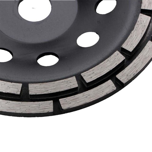 Diamond grinding disc black double row grinding wheel cross-border electric grinding accessories 115/125/180mm wall grinding disc