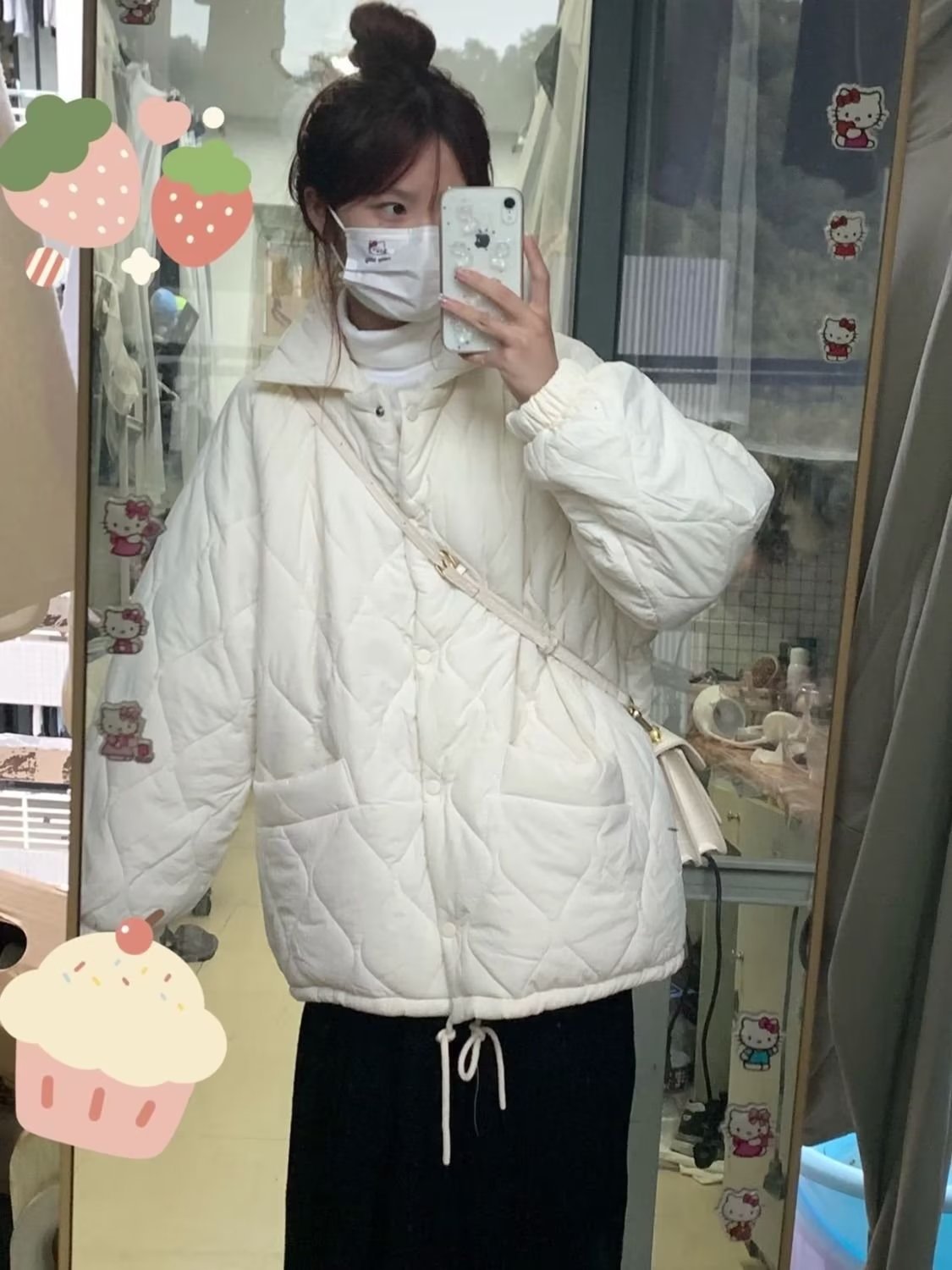 Korean Style Winter New American Student Korean Cotton Jacket for Men and Women, Quilted Cotton Coat, Oversized