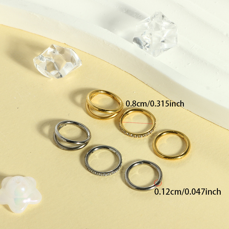 16G labret stud size and finish detail
