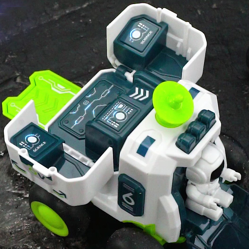 Simulación creativa inercial espacio universo detector de inicio de sesión estación espacial astronauta modelo regalo de juguete para niños