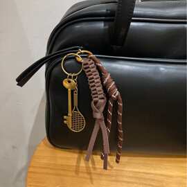 同款包包编织挂件钥匙扣编织绳包挂挂绳挂饰网球拍挂饰2025