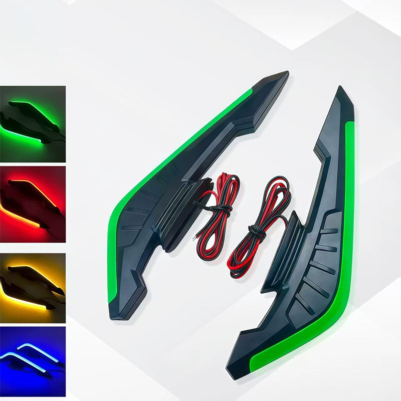 Modified electric car, universal LED lights with light, light strip, sticker