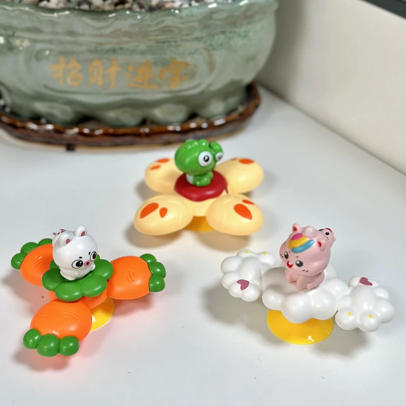 Трехмерный детский стульчик для еды, игрушек в воде, вращающийся крутящийся топ для ванны