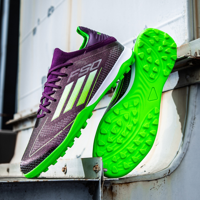 Putian sin costuras Copa de Europa F50 zapatos de fútbol zapatos deportivos de entrenamiento de uñas rotas AG de corte bajo para hombre