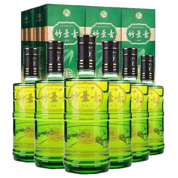 38度金象童竹叶青475ml*6瓶山西杏花村汾*酒白酒竹叶青酒露礼盒
