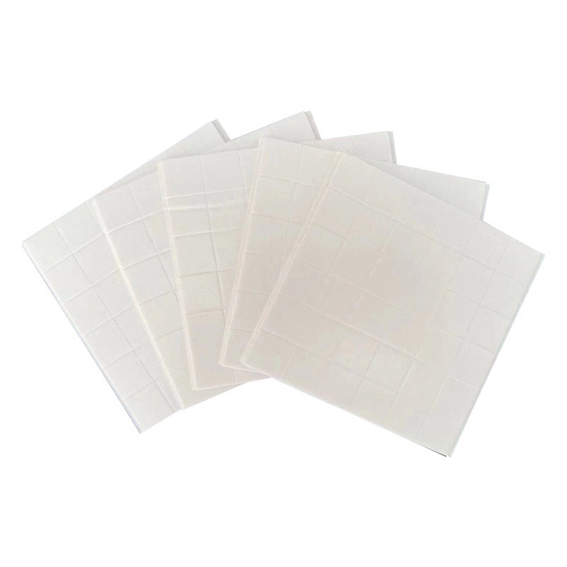 Tarjeta para niños transfronteriza hecha a mano bricolaje esponja adhesivo cuadrado de alta viscosidad tira larga espuma eva blanca película de doble cara