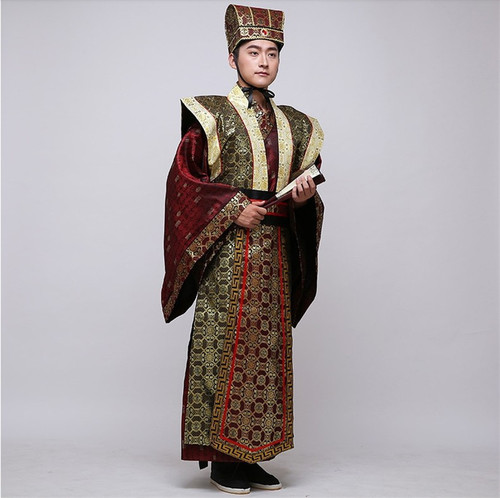 Hanfu men's ancient costume: Official, Swordsman, High-Ranking Official, Statesman, Scholar, Gentleman—plus a stunning performance outfit inspired by Guan Yu from the Romance of the Three Kingdoms studio collection.