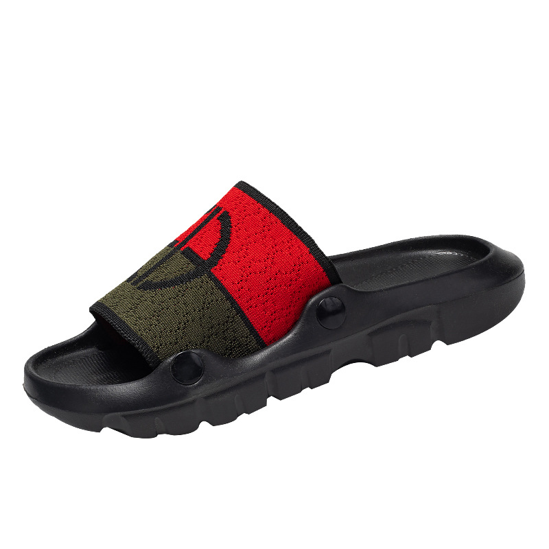 Nueva marca de moda al aire libre 2025 antideslizante playa de los hombres zapatillas de pareja de suela gruesa moda de fondo suave resistente al desgaste