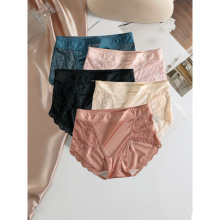 E 36786 Lace Ice Silk Briefs ��˿��˿�޺��ڿ�羳��ó��