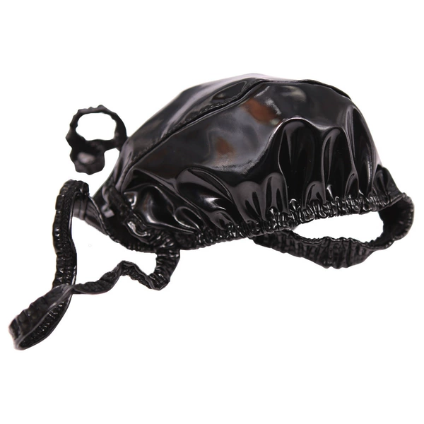 PVC, black, glossy