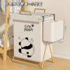 Panda large with lid, underwear basket