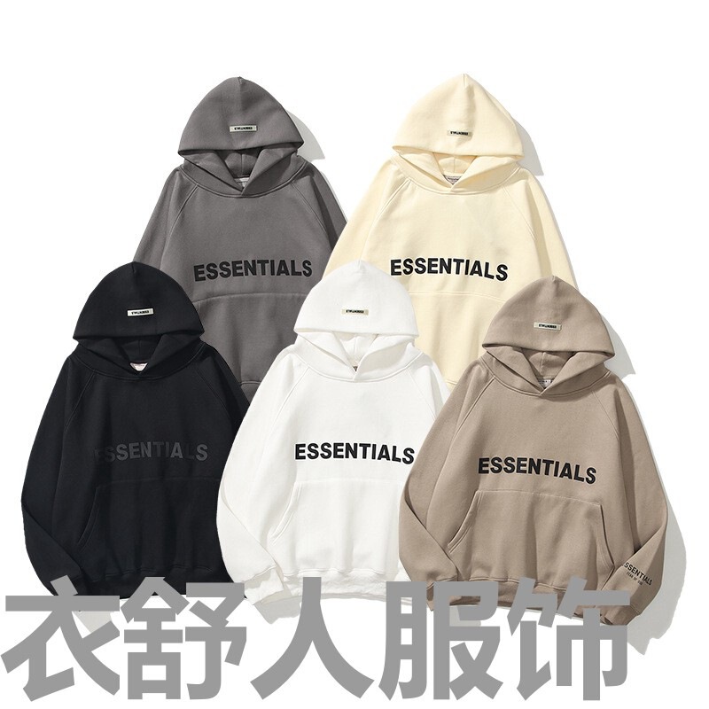 Cross-Border Fear of God Fog Essentials Trendy Brand Sweatshirt Oversize Couple Cotton Hoodie