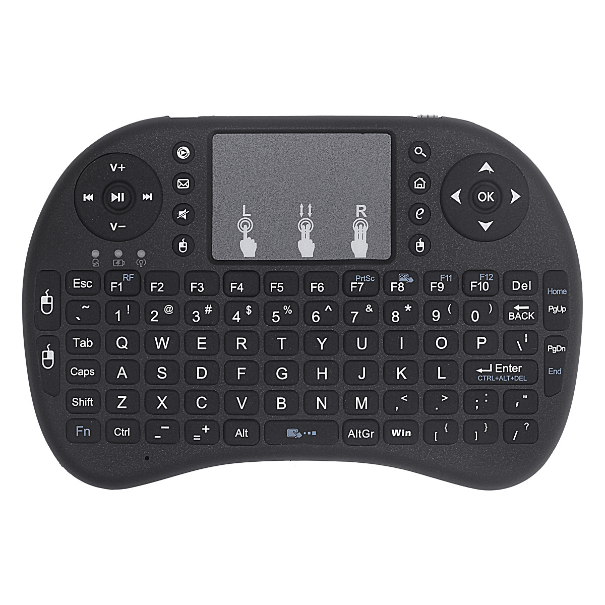 Amazon nuevo i8 teclado ratón aéreo batería de litio inalámbrica mini set top box control remoto
