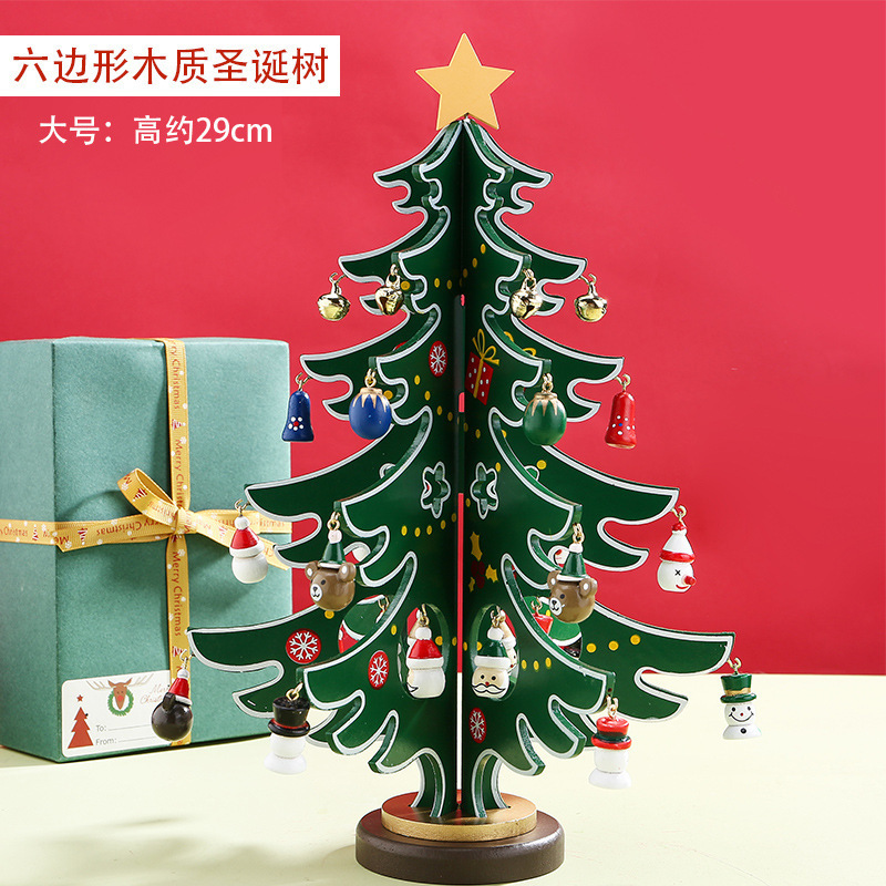 2025年クリスマスデコレーション 小型ミニツリー DIY 立体インスタ風シーンレイアウト デスクトップ飾り 子供用 家庭用|undefined