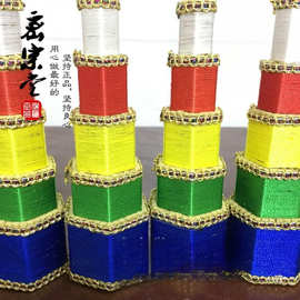 八塔五彩塔尔寺塔线香三种大中小青海香塔之佛前供香八供卫生香