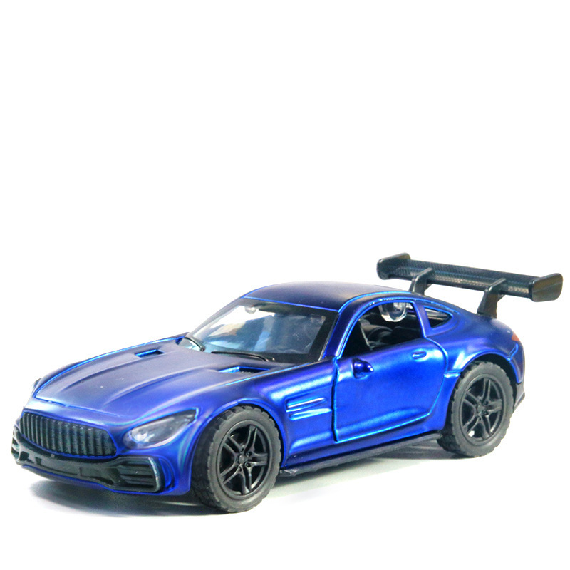 Return fuerza a granel aleación modelo de coche puerta abierta coche de juguete para niños niño decoración de pastel al por mayor