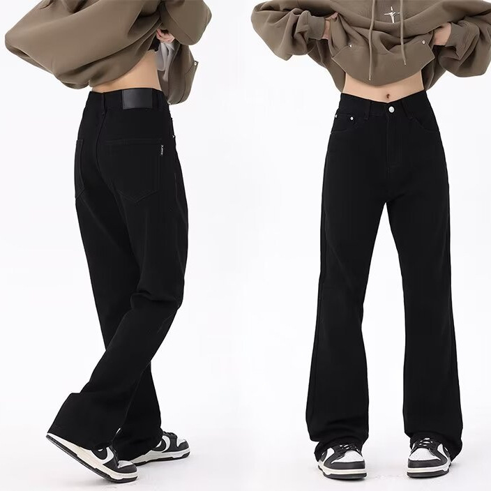 Primavera y otoño American Retro High Street Trend Marca Vaqueros de todo fósforo de moda lavados Vaqueros rectos delgados para hombres