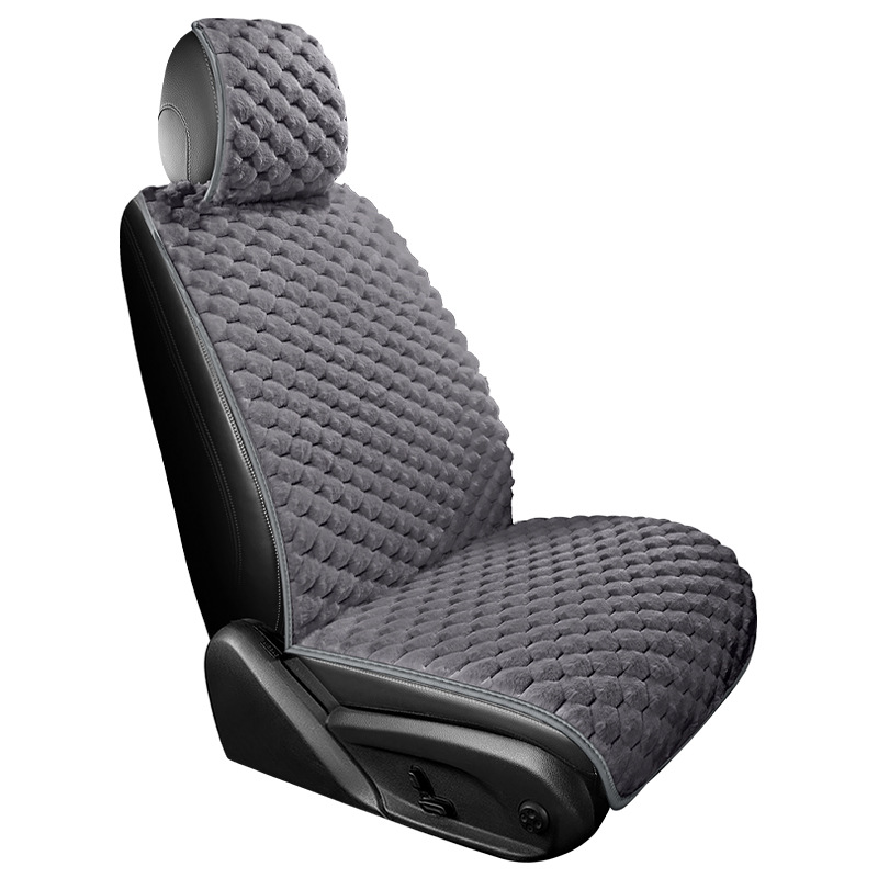Cojín de peluche de automóvil comercio exterior ventas calientes cojín de asiento de automóvil de invierno imitación de cojín de cabello de conejo cojín de conductor image 6