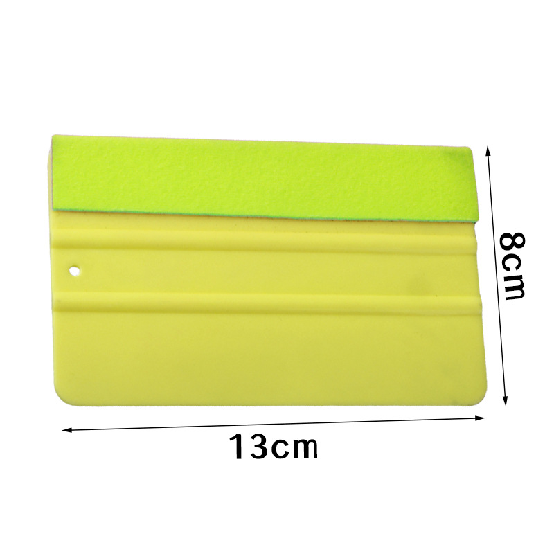 Material suave del automóvil, herramienta de película de cambio de color, raspador, ropa de automóvil, tablero suave, foto cuadrada, raspador de franela gruesa, anti-rayado image 10