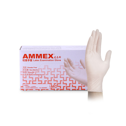 Emmas Gloves Disposable Latex Examination Gloves Rubber Examination Experiment Beauty Tattoo Housework Cleaning Gloves