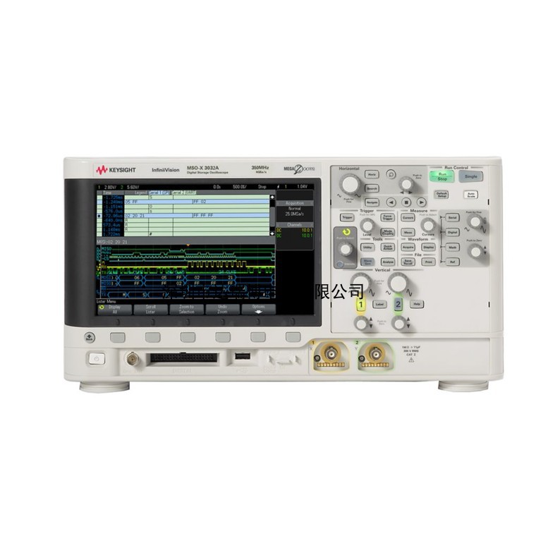安捷伦MSOX3032A 示波器：350 MHz，2 通道和 16 个数字通道