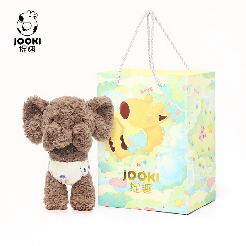 おもしろい新年小象ぬいぐるみかわいい象人形人形人形人形人形寝抱き枕人形女の子誕生日プレゼント