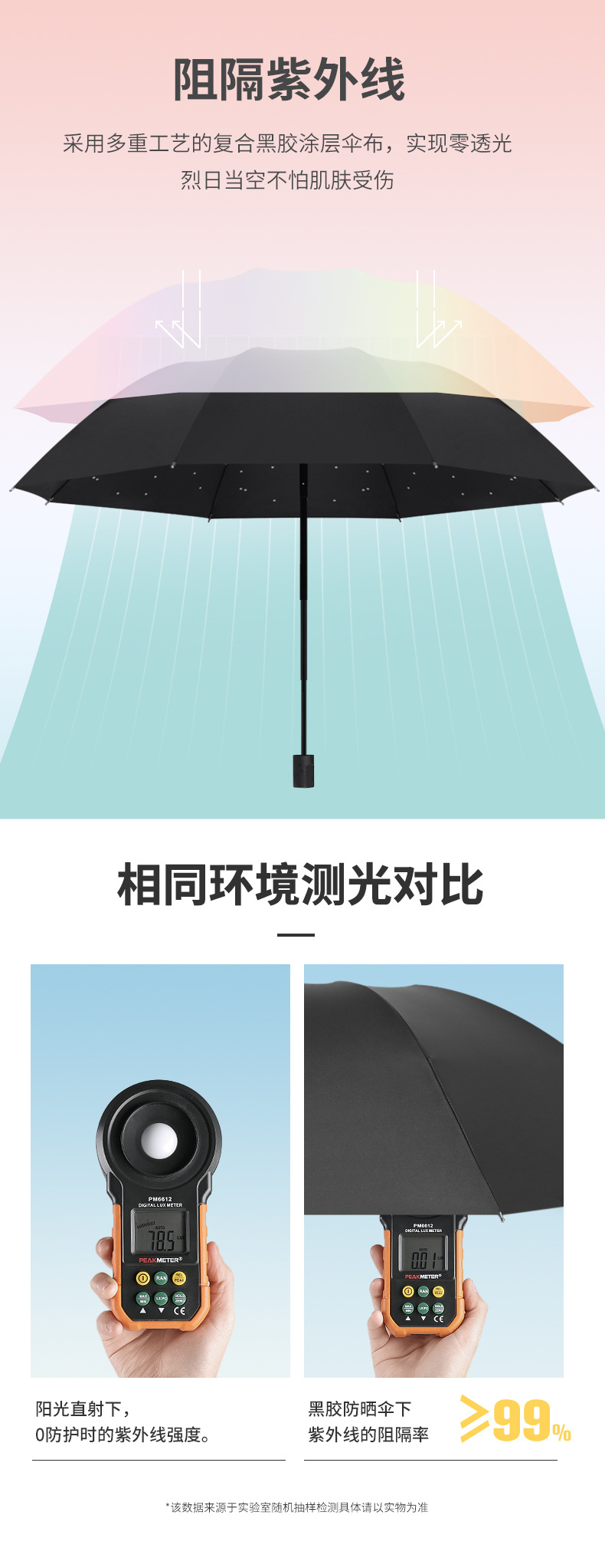 全自动女太阳伞遮阳伞印刷logo三折防晒伞折叠雨伞大量批发广告伞详情8