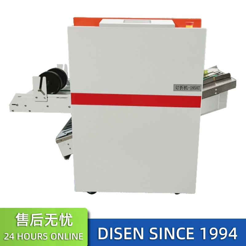 Полностью автоматическая переплетная машина 180/185, машина для проволочного переплета, переплет и складывание страниц, универсальный степлер Haole для плоского переплета