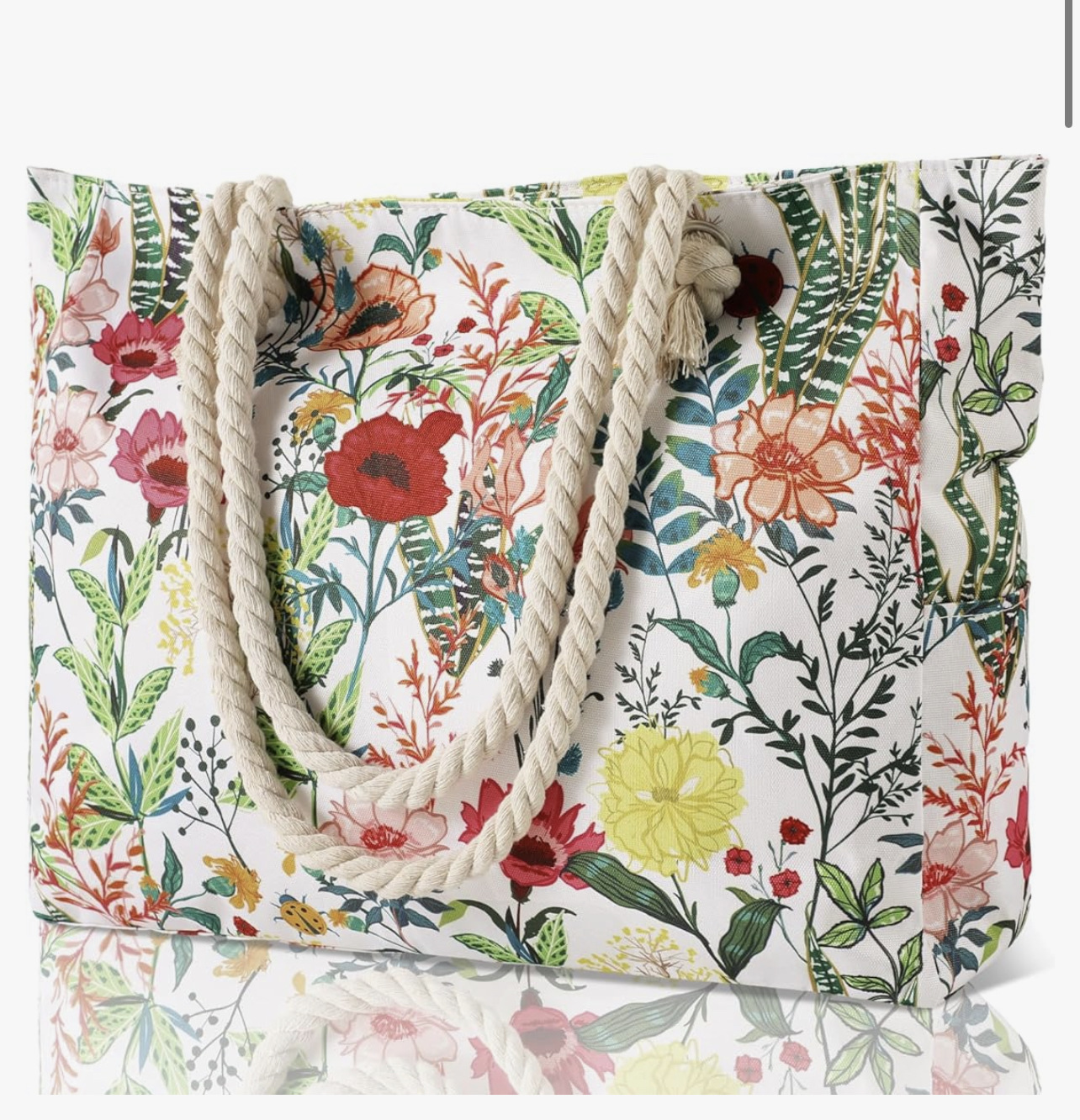 Ocean Whale And Turtle Print Shoulder Bag For Women Large Beach_voghion.com