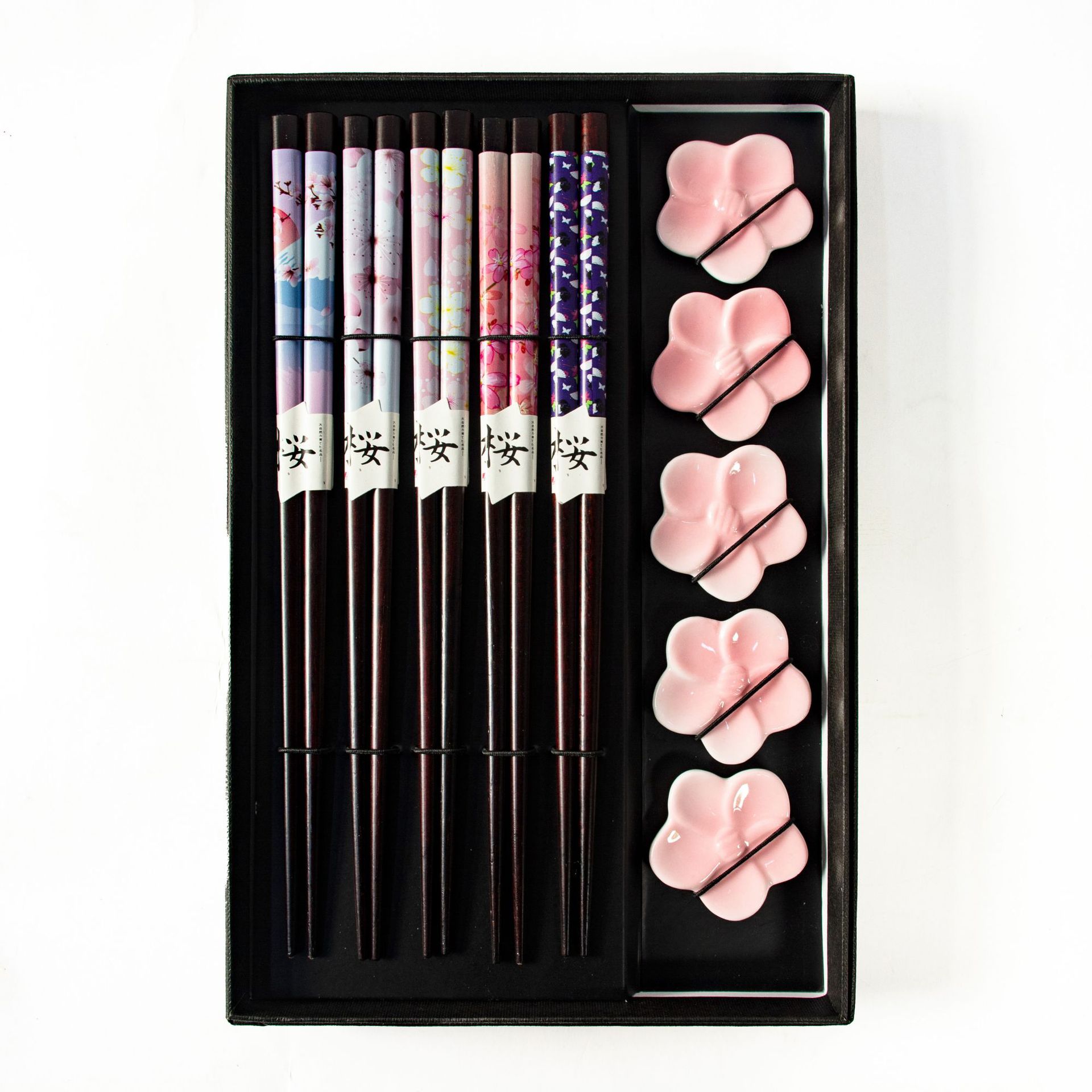 공장 직접 1 인 젓가락 가정용 곰팡이 방지 일본 고급 식기 세트 선물 젓가락 벚꽃 젓가락 세트